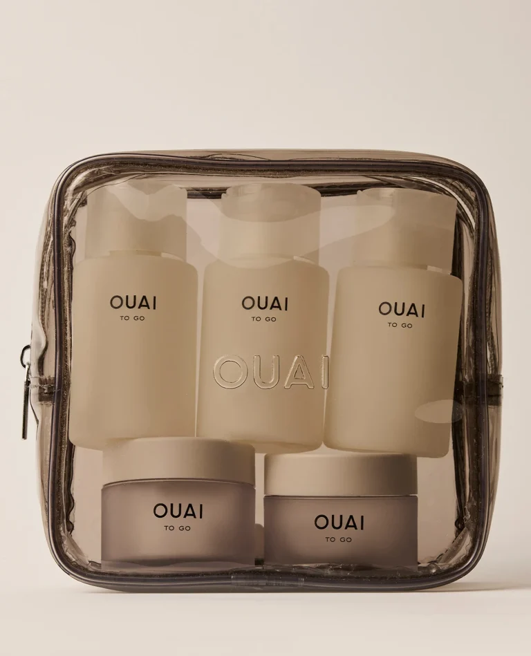 OUAI To Go Refillable Travel Bottle Kit