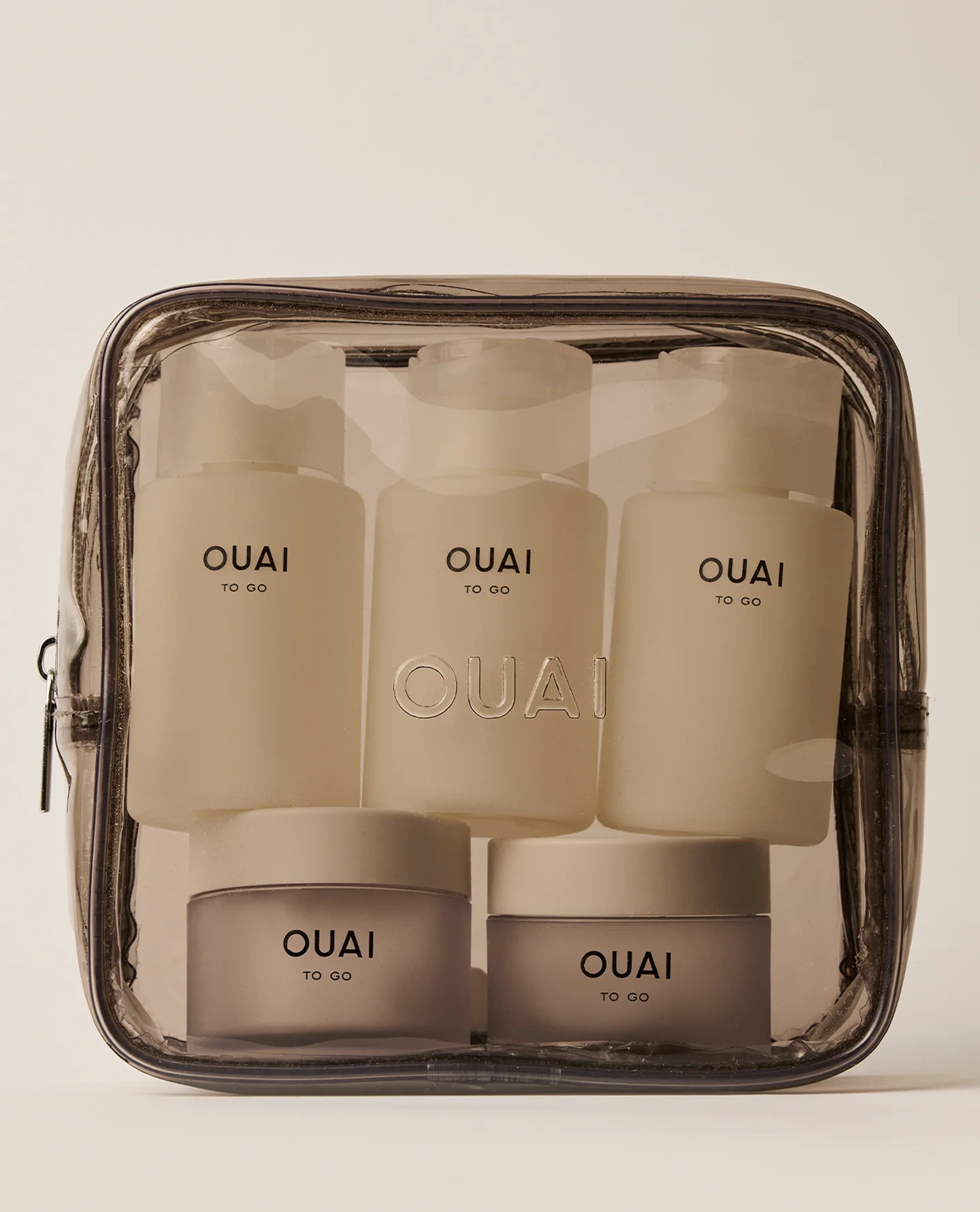 OUAI To Go Refillable Travel Bottle Kit
